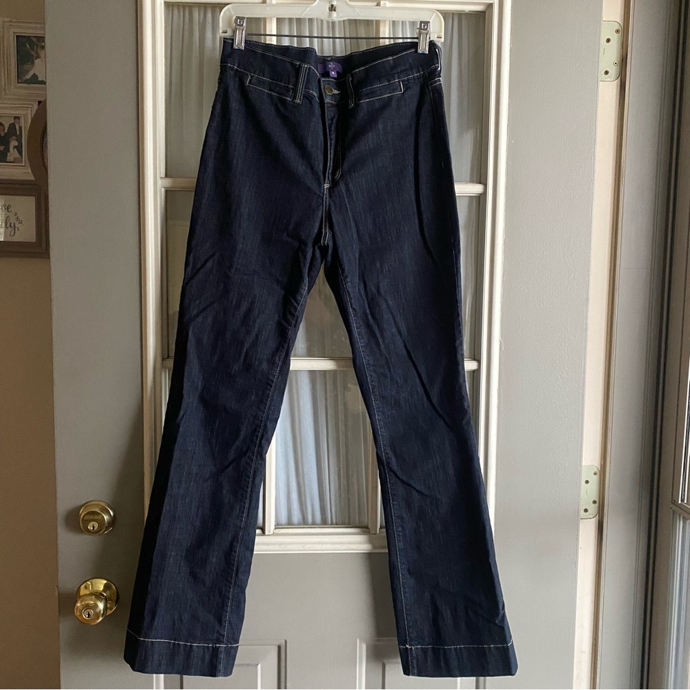 NYDJ Dark Rinse Bootcut Flare Jeans